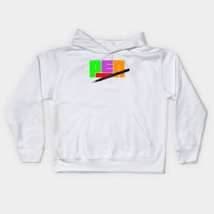 Retro Vintage Pen Kids Hoodie